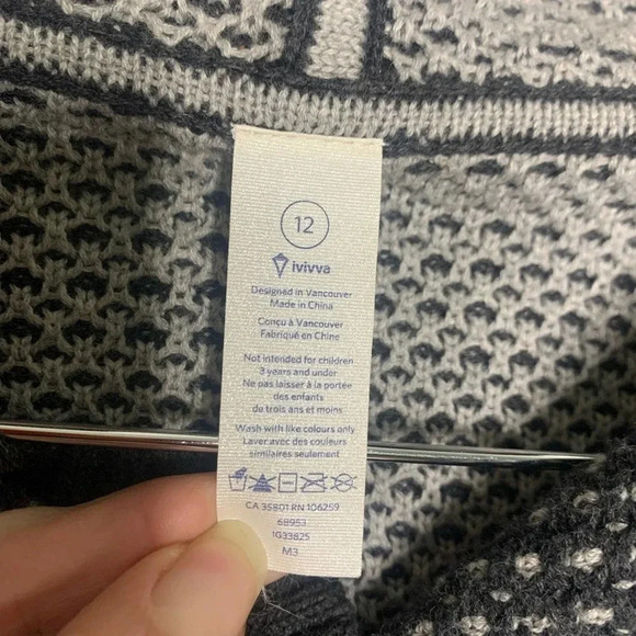 Ivivva hooded  sweater size 12 EUC lululemon - Picture 4 of 8